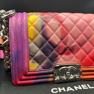 CHANEL Small Flower Power Boy Bag